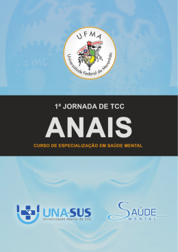 Saúde Mental - UNA-SUS/UFMA - Universidade Federal do Maranhão