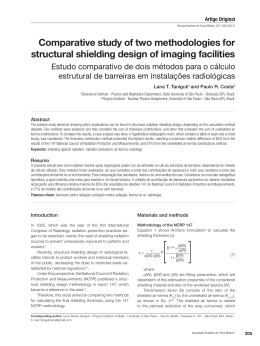 Comparative study of two methodologies for structural shielding