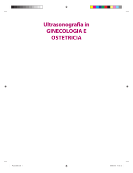 Ultrasonografia in GINECOLOGIA E OSTETRICIA TOMO I