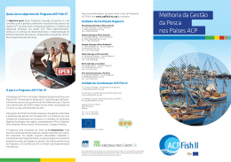 Melhoria da Gestão da Pesca nos Países ACP