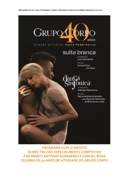 Grupo Corpo_40 Anos_release_Recife