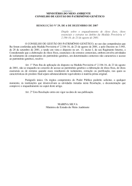 Resolução nº 29 - Ministério do Meio Ambiente