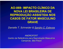 impacto clínico da nova lei brasileira de reprodução
