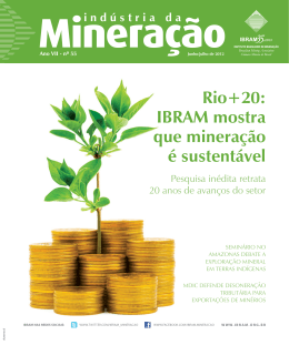 Rio+20: IBRAM mostra que mineração é sustentável