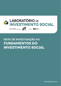 Versão PT - Laboratório Investimento Social