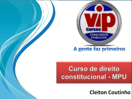PODER CONSTITUINTE - Vipcursosonline.com.br