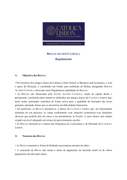 Regulamento - Universidade Católica Portuguesa