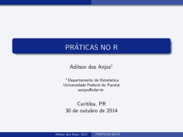 PRÁTICAS NO R - Universidade Federal do Paraná