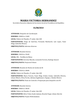 Agosto de 2014 - Maria Victoria Hernandez - Secretaria