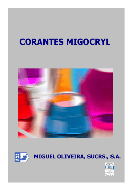 Especificações Migocryl