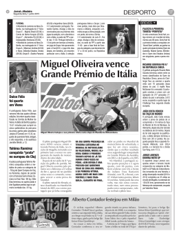 Miguel Oliveira vence Grande Prémio de Itália