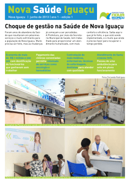 Choque de gestão na Saúde de Nova Iguaçu
