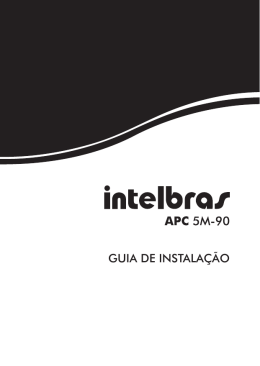 APC 5M-90 Guia de instalação - Intelbras