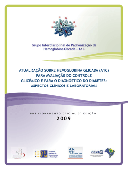 a1c - Sociedade Brasileira de Endocrinologia e Metabologia