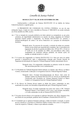 resolução nº 524, de 28 de setembro de 2006 - Corregedoria