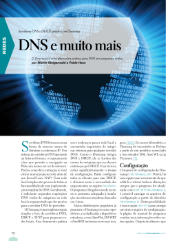 DNS e muito mais - Linux New Media