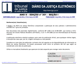 DJE - Tribunal de Justiça do Estado de Goiás