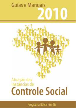 Atuação das Instâncias de Controle Social – Programa