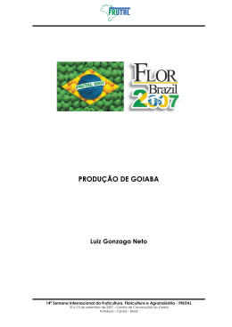 produção de goiaba. PDF