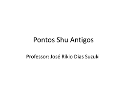 Pontos Shu Antigos - Centro Brasileiro de Acupuntura