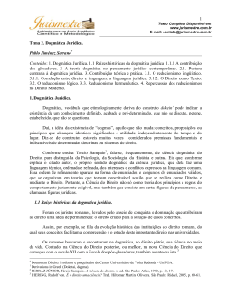 1 Tema 2. Dogmática Jurídica. Pablo Jiménez Serrano