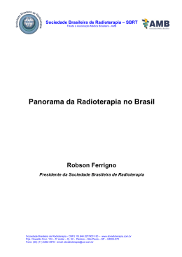 Panorama da Radioterapia no Brasil