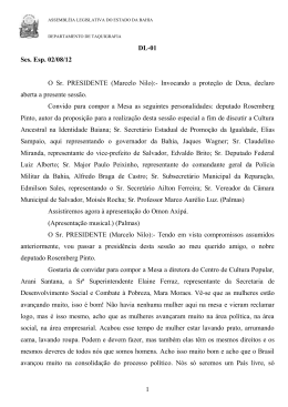 Textos - Assembléia Legislativa da Bahia