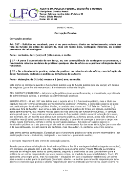 Direito Penal Tema: Crimes contra Adm Publica II Prof.: Silvio Maciel D