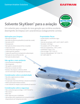 Solvente SkyKleen® para a aviação