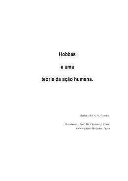 Hobbes e uma teoria da ação humana
