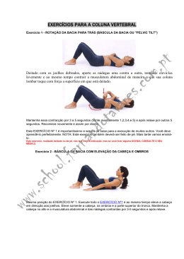 exercícios para a coluna vertebral