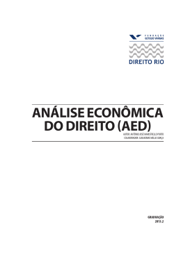 análise econômica do direito - FGV Direito Rio
