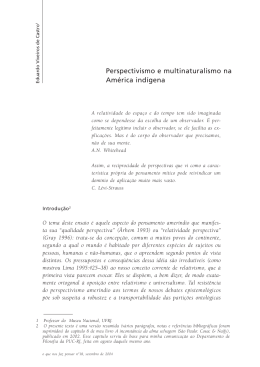 "Perspectivismo e multinaturalismo na América indígena": págs 225