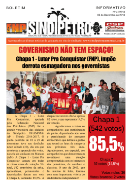 Boletim 41/2013 - Sindipetro