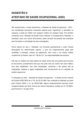 SUGESTÃO 6 ATESTADO DE SAUDE OCUPACIONAL (ASO)