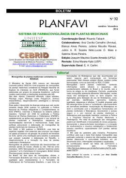 Out/Nov/Dez - 2014 - CEBRID - Centro Brasileiro de Informações