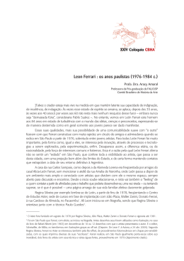 Leon Ferrari : os anos paulistas (1976-1984 c.)