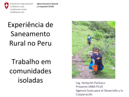 Experiencia de saneamento rural no peru - Herberth Pacheco