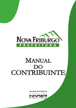 Baixe o arquivo PDF - Prefeitura Municipal de Nova Friburgo