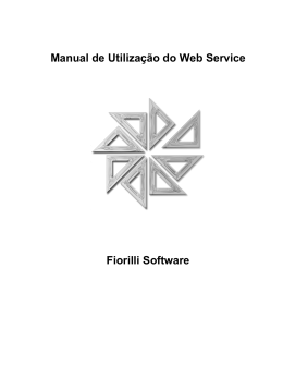 Manual de Utilização do Web Service Fiorilli Software