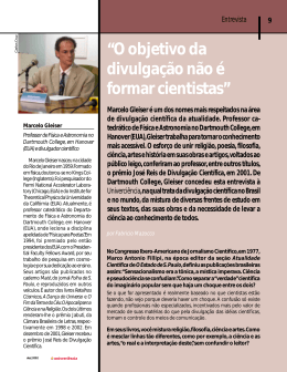 Entrevista - Universidade Federal de São Carlos