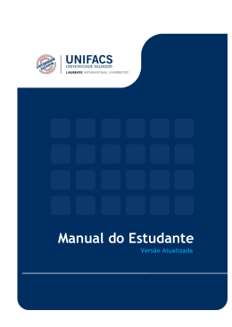 Manual do Estudante - Portal do Estudante UNIFACS