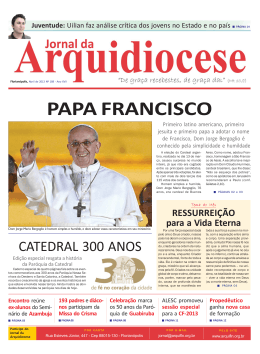 Edição 188, Ano XVII - Arquidiocese de Florianópolis/SC