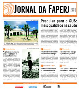 Clique aqui para baixar o Jornal da FAPERJ - Nº 5