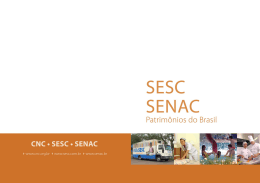 Sesc Senac - Patrimônios do Brasil