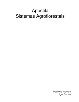 Apostila Agroflorestas
