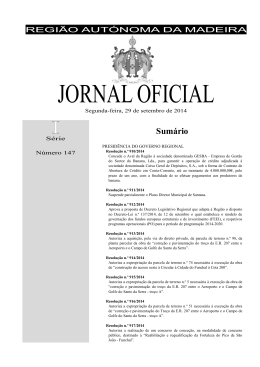 JORNAL OFICIAL - Portugal 2020