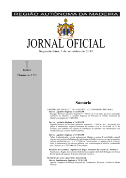 Decreto Legislativo Regional nº 26/2012/M de 3/9