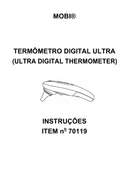 Ultra Termômetro Digital