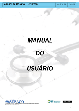 Manual TOPSAÚDE - Autogestão SEPACO